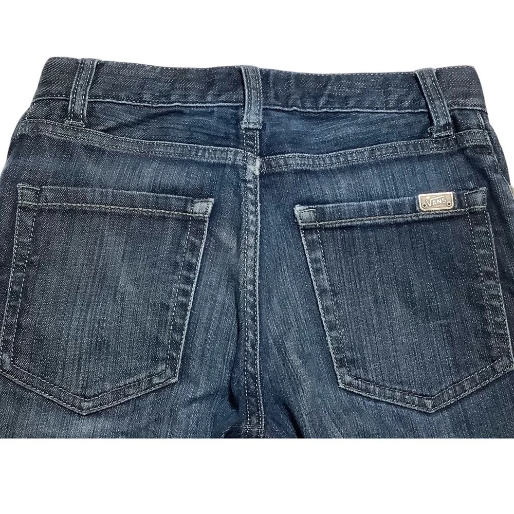VANS 5 Pocket Straight Leg Dark‎ Wash Jeans - Size Youth 12